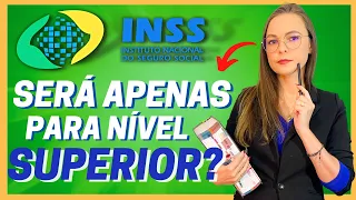 CONCURSO DO INSS SERÁ PARA NÍVEL SUPERIOR OU NÍVEL MÉDIO? TÉCNICO DO SEGURO SOCIAL