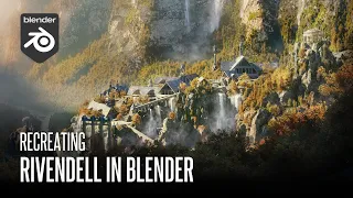 Recreating Rivendell In Blender