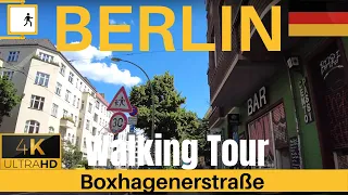 Walking in Berlin【4K】Boxhagenerstraße | Berlin Germany Walking Tour