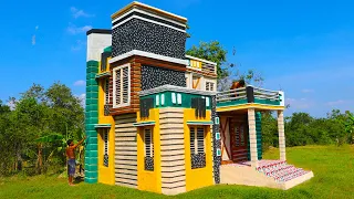 Building Creative A Modern 3-Story Mud Villa House In The Forest By Ancient Skills [part 2]