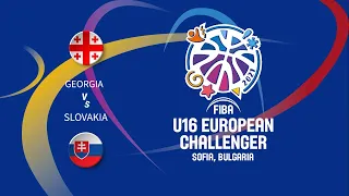 Georgia vs. Slovakia | FIBA U16 European Challenger