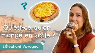 VLOG SICILE VOYAGE: JE TESTE LA CUISINE SICILIENNE !