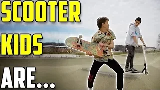 skaters getting mad at scooters!😡most savage skateboarding moments!(skateboarding moments#35)