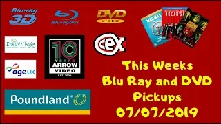 This Weeks Blu Ray and DVD Pickups. CEX, Poundland & Charity Shops