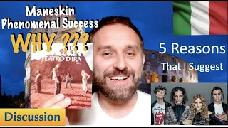 MåNESKIN Phenomenal Success ! WHY ? 5 Reasons that I suggest