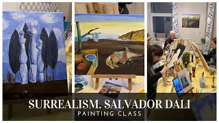 Painting class "Surrealism. Salvador Dali"  - "Сюрреализм. Сальвадор Дали"