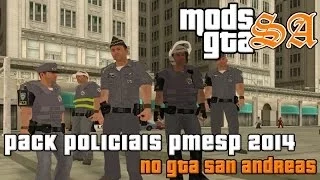 GTA SA - Pack Skins Policiais PMESP 2014