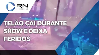 Telão cai durante show do grupo 'Mirror' e deixa feridos