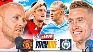 MAN UTD 0-3 MAN CITY! | Pitch Side LIVE!