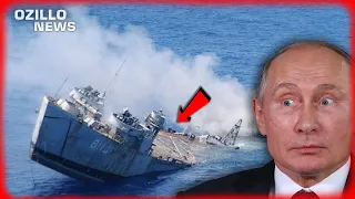 13 MINUTES AGO! SINKING: Russian Navy Experienced Hell in the Black Sea!