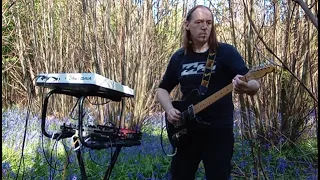 Beltane Bells - ambient guitar and drone looped with synthesisers amongst the bluebells on Beltane