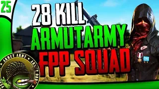 Armut Army Vs [EU] Squad FPP 28 Kills | PUBG ArmutTV Match Of The Day #25