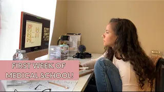 My First Week of Medical School (!!) | VLOG