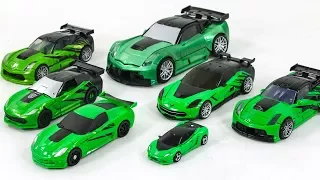 Transformers 4 AOE 5 TLK Green Color Corvette Stingray Autobot Crosshairs 7 Vehicles Car Robots Toys