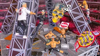 Deadly Games Action Figure Match! Lesnar vs Edge vs Moxley vs Hardy vs Balor vs McMahon!