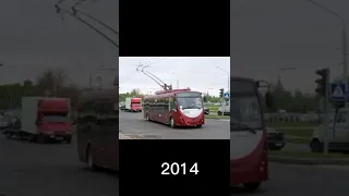 Эволюция троллейбусов Минска