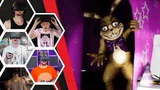 Let's Players Reaction To The Bad Ending Of FNAF VR Help Wanted