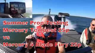 Late Summer 2021 Mercury Prop Testing - Finding Best Prop for Your Boat