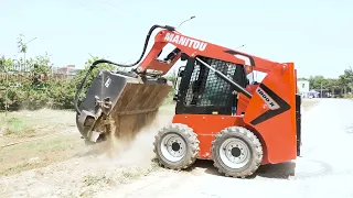 The 1640R #SkidSteer Experience: Application Highlights 🔴 #Manitou
