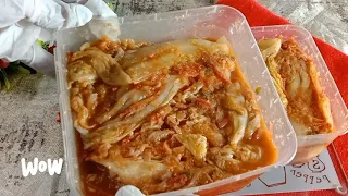 Traditional Kimchi | Napa Cabbage Kimchi | کورین اچار | Korean Pickle recipe by biya's foods