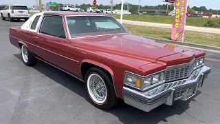 Sergio snagged another one!! 1977 Cadillac Coupe Deville!!  15,000 MILES! JUST STUNNING!