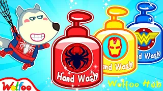 Wolfoo Go Play Superheroes with Superhero Hand Wash for kids - Yesss Stay Healthy | Wolfoo Hub