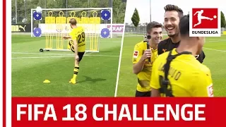 Dortmund Star Christian Pulisic Takes on The EA Sports FIFA 18 Bundesliga Free Kick Challenge