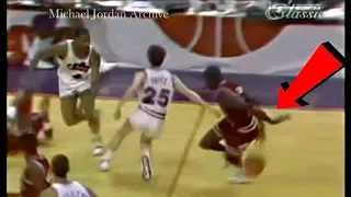 Michael Jordan Invents a Sick Basketball Move: Same Hand Wrap Around Dribble!