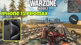Warzone mobile | iphone 15 Promax gameplay | Max graphic
