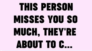 💌 God Message Today | This person misses you so much, They're about...| #godsays | #god  #godmessage