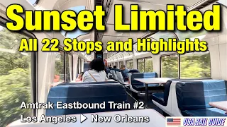 [ Amtrak Train Ride ] Complete Trip Report, All 22 stops and highlights, LAX-NOL