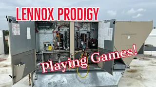 Lennox Prodigy Playing Games RTU Not Cooling