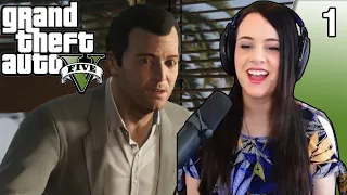 First Time Playing! - Grand Theft Auto 5 (GTAV) - Game Reaction - Part 1