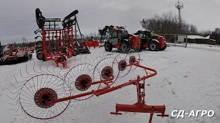 Грабли-ворошилки навесные ГВН-5 "Д-ПОЛ"