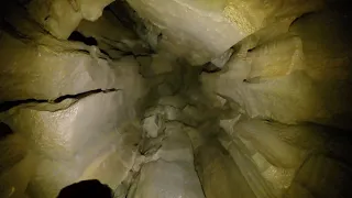 Into Screech Owl Cave Go Pro-full length