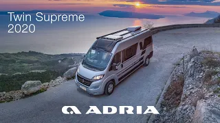 2020 Adria Twin Supreme campervan product video