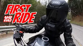 WOOOOO! Epic First Ride of 2023 - GSX-S750