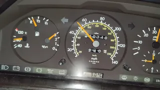 Mercedes W124 (S124) E300 N/A diesel acceleration.
