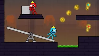 Red and Blue , Stickman Animation 2