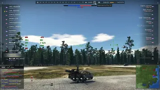 1 SA.313B Aloutte II vs 3 ZPRK 2S6 Tunguska war thunder