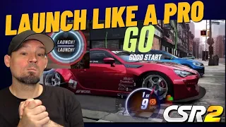 CSR2 Launch techniques and Launch button