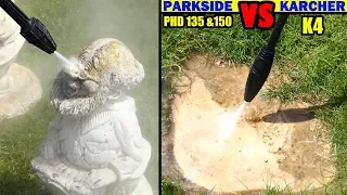 PARKSIDE VERSUS KARCHER (PHD 135 + PHD 150 + K4 FULL CONTROL) LIDL Nettoyeur haute pression