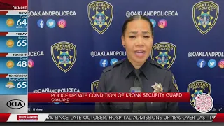 Police update condition of KRON4 security guard