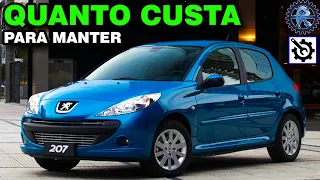 PEUGEOT 207 XS 1.6 16v 2011 | QUANTO CUSTA para manter