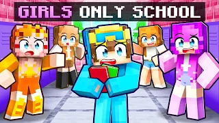 ONE BOY in an ALL GIRLS Minecraft School!