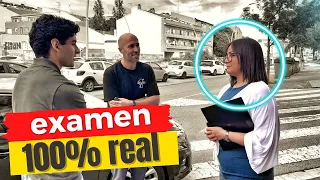 El EXAMEN REAL más BRUTAL!!! La EXAMINADORA más CAÑERA!!! EXAMEN práctico de CONDUCIR