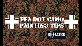 World War II German Pea-dot Camouflage Painting Tips for 28 mm figures