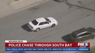 Police Dog Takes Down Suspect After Chase Through South Bay