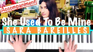 How to play SHE USED TO BE MINE - Sara Bareilles Piano Chords Tutorial