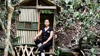 Build a survival shelter in the forest | Yến survival